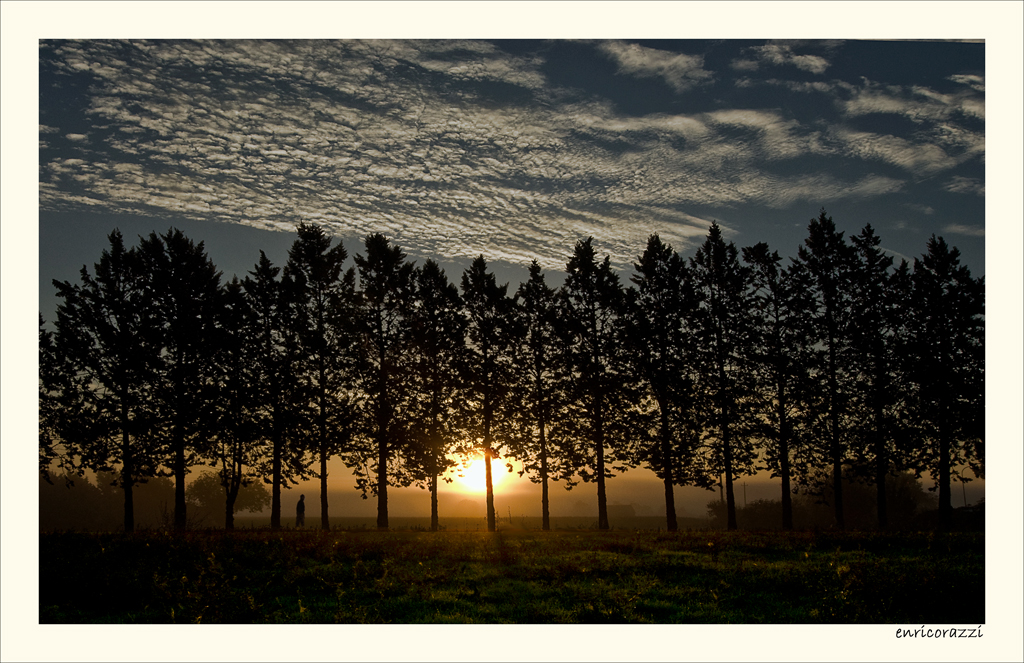 riflessione all'alba