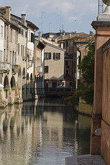 Riflesso mura antiche di Treviso