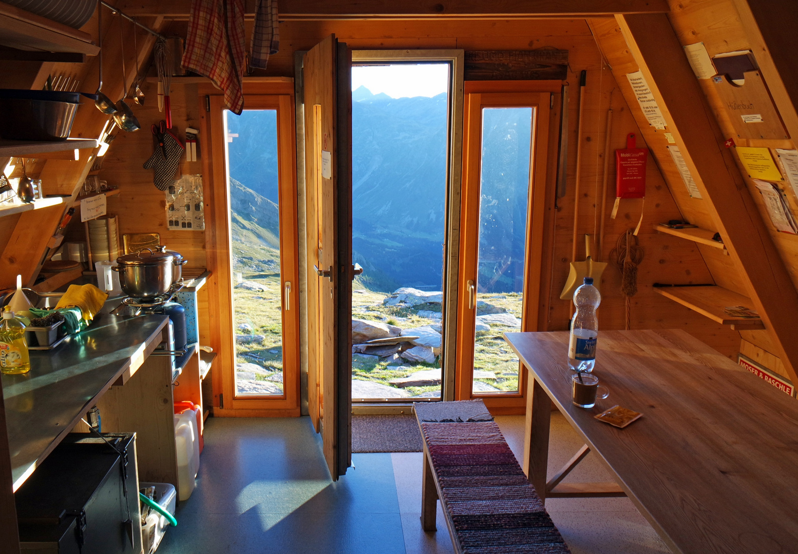 Rifugio Pian Grand: Nach dem Frühstück