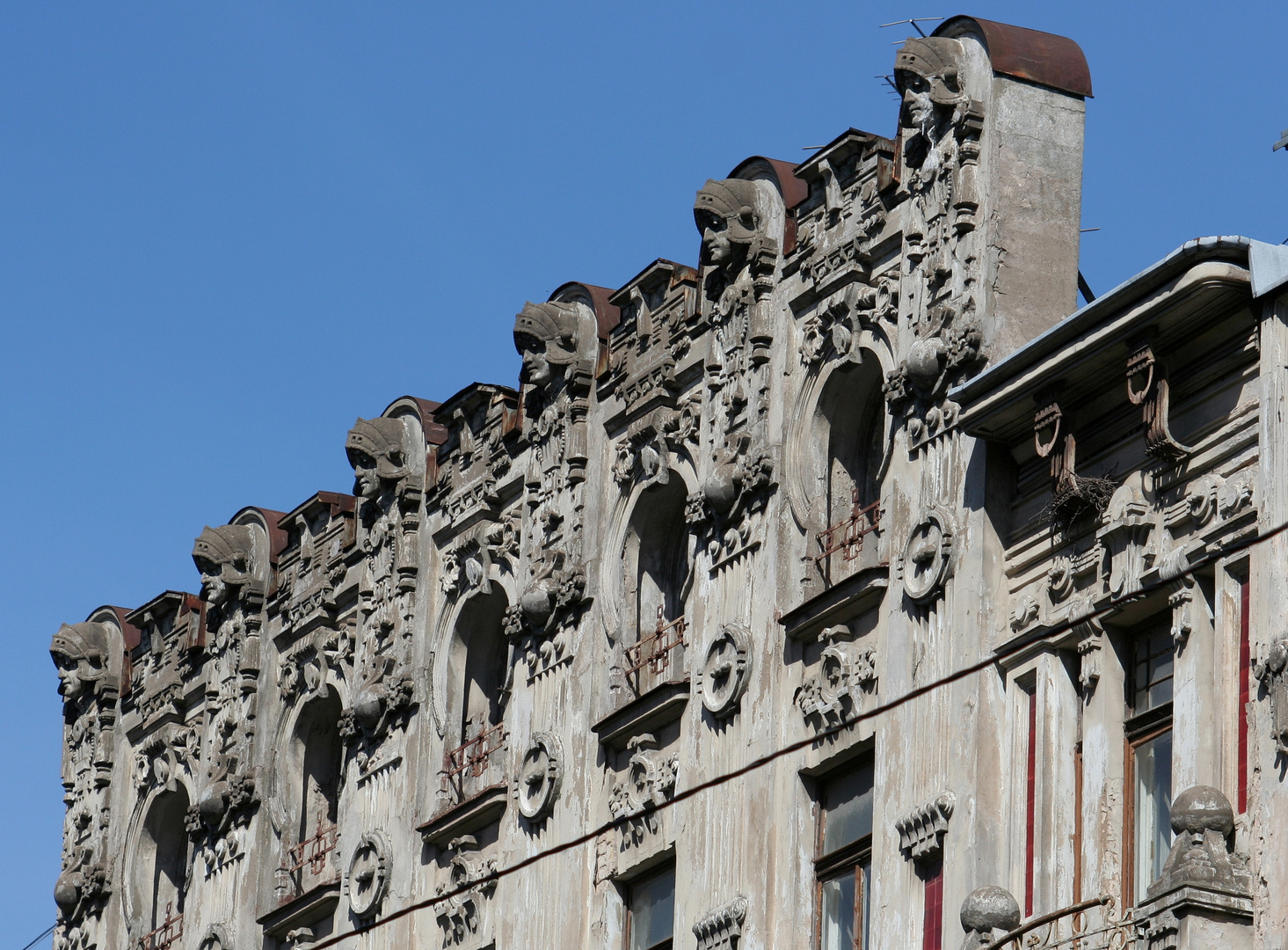 Riga - Alberta Straße 2a- Detail Jugendstil 