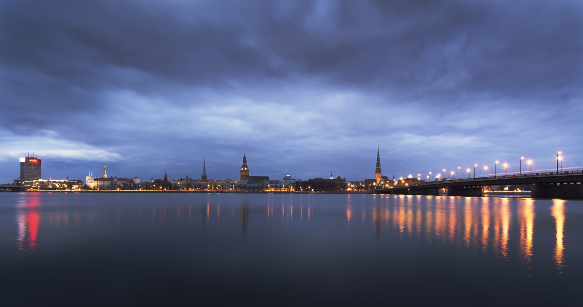 Riga and Dugava river