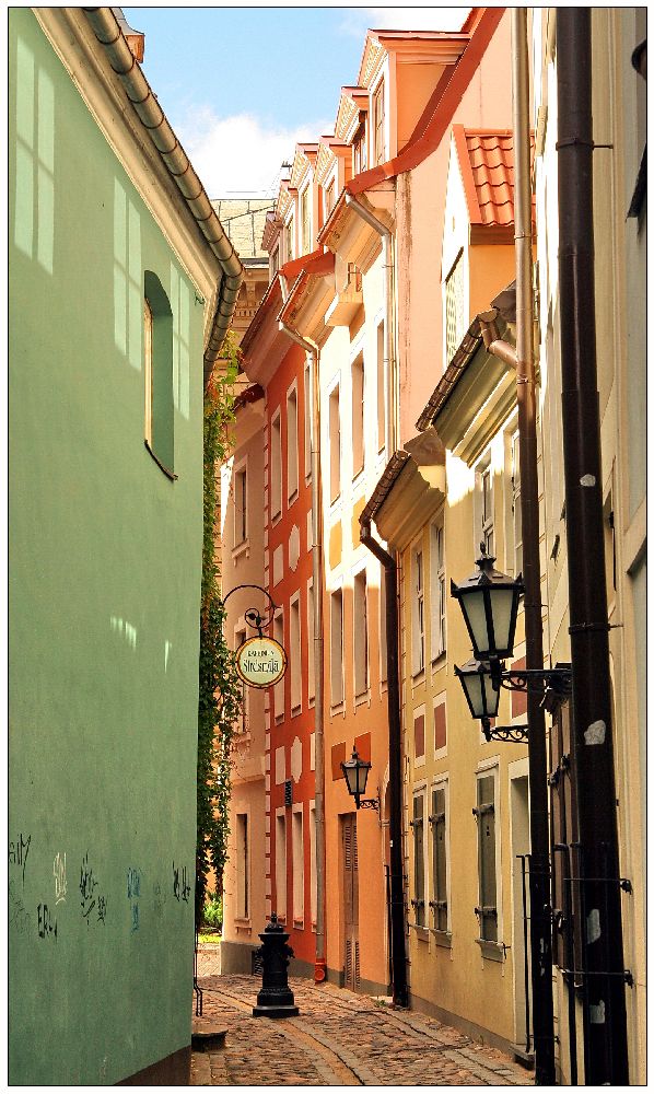 Riga Cobbled Streets