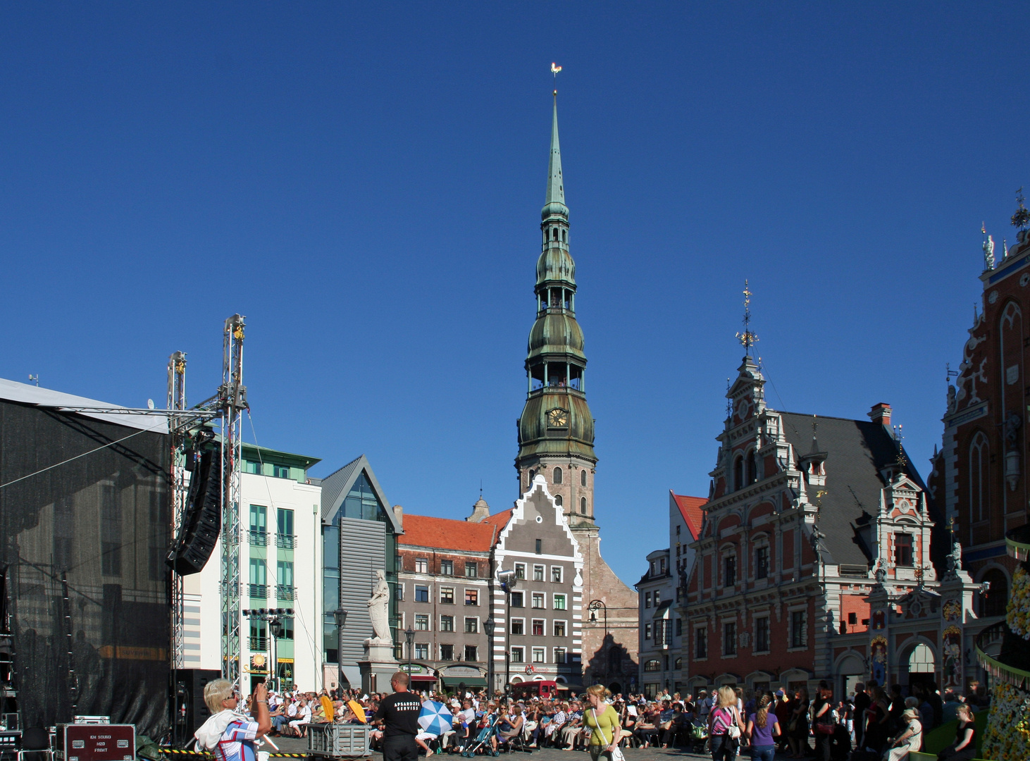 Riga: Die Petrikirche Foto & Bild | europe, baltic states, latvia ...