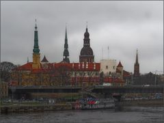 Riga im Regen