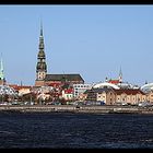 Riga IV - Blick über die Daugava auf die Stadt