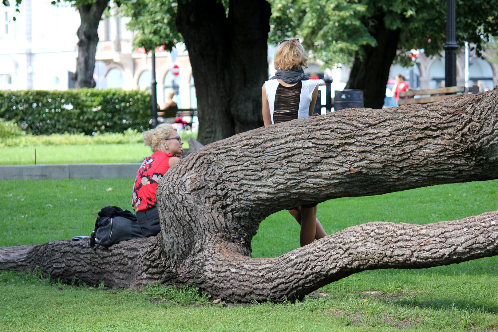 Riga parks and squares. Lunchtime 3.