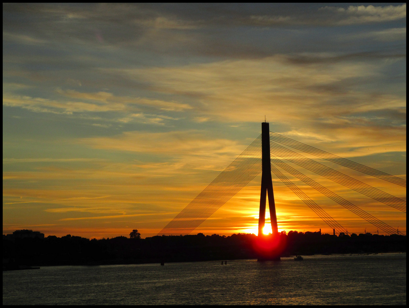 Riga Sonnenuntergang