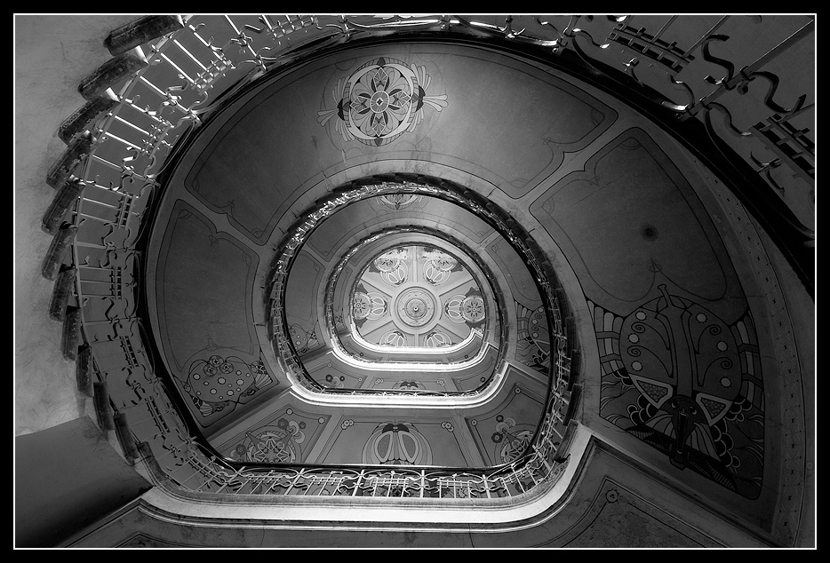 Riga Treppe im Jugendstilhaus