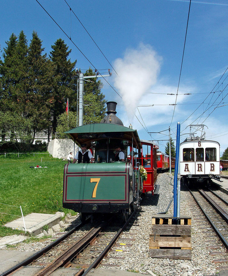 Rigi-Bahn Nr. 6 + 7