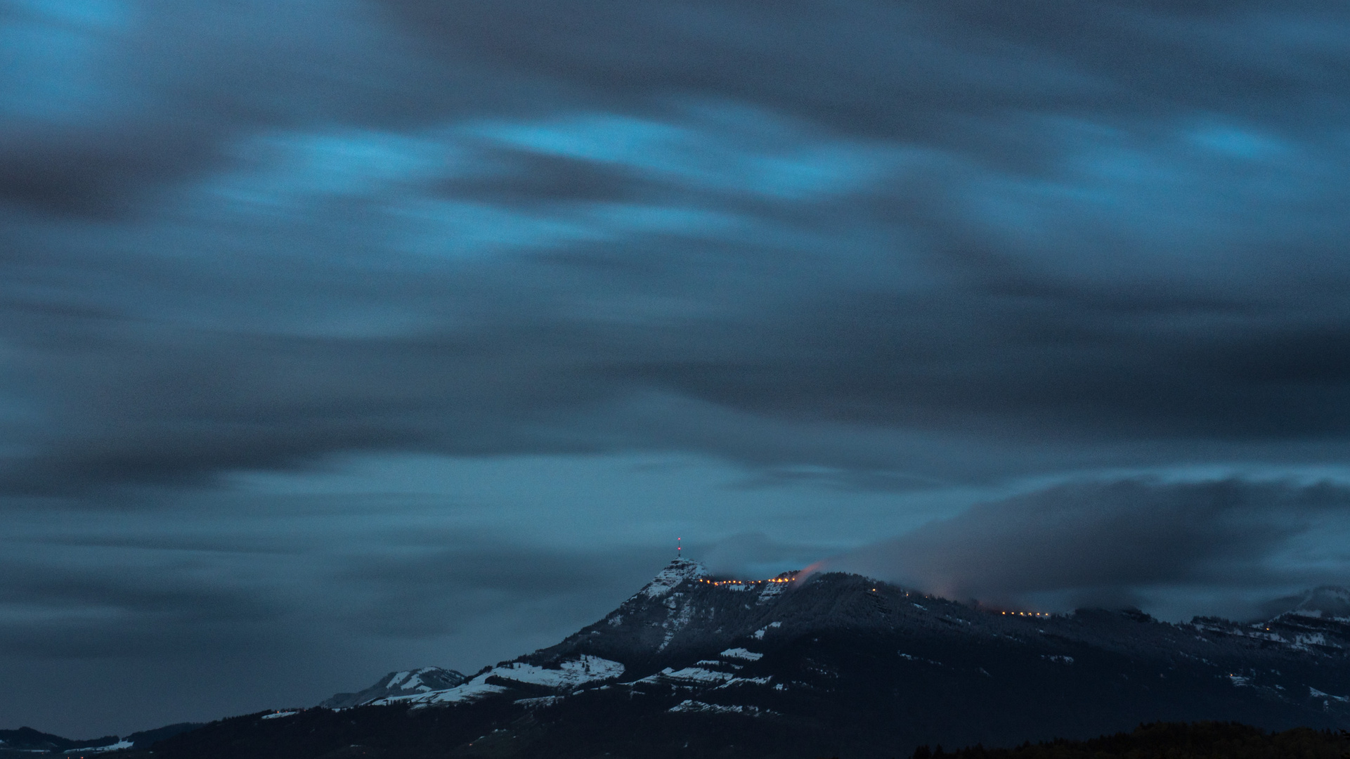 Rigi in der Nacht