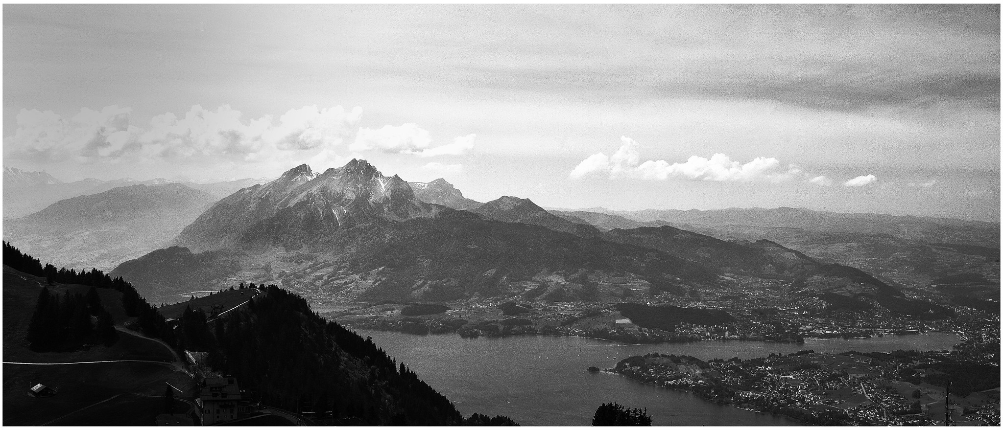 Rigi / Vierwaldstättersee mit Pilatus