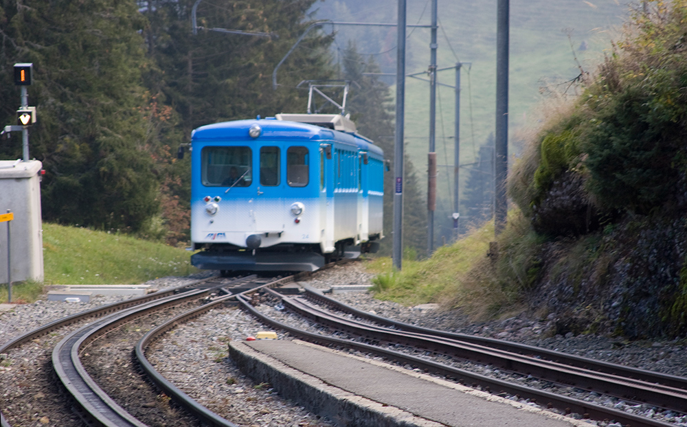 Rigibahn bei Station First