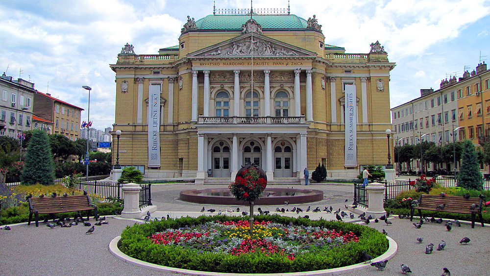 Rijeka - Kroatisches Nationaltheater