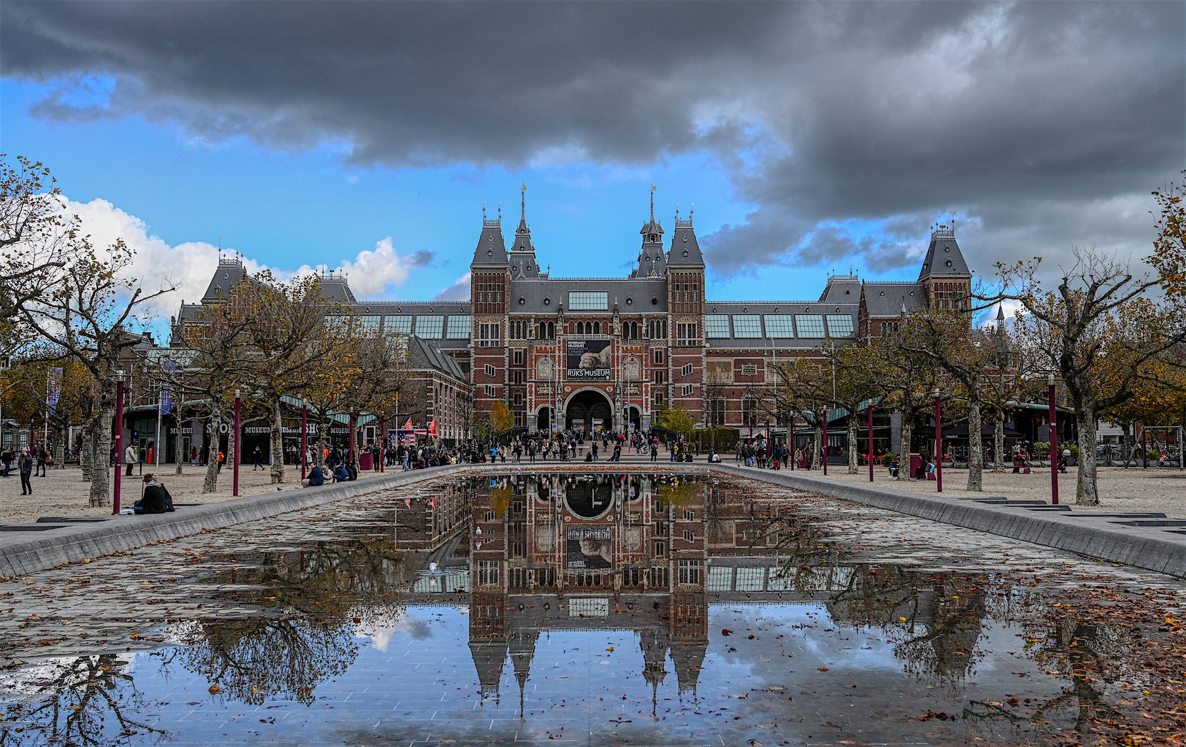 Rijksmuseum Amsterdam - gespiegelt Foto & Bild | projekte ...