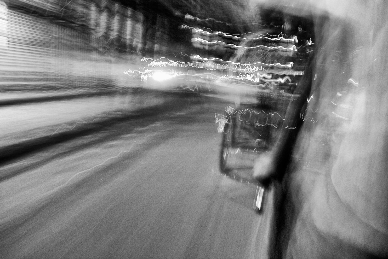 Rikshaw at Night