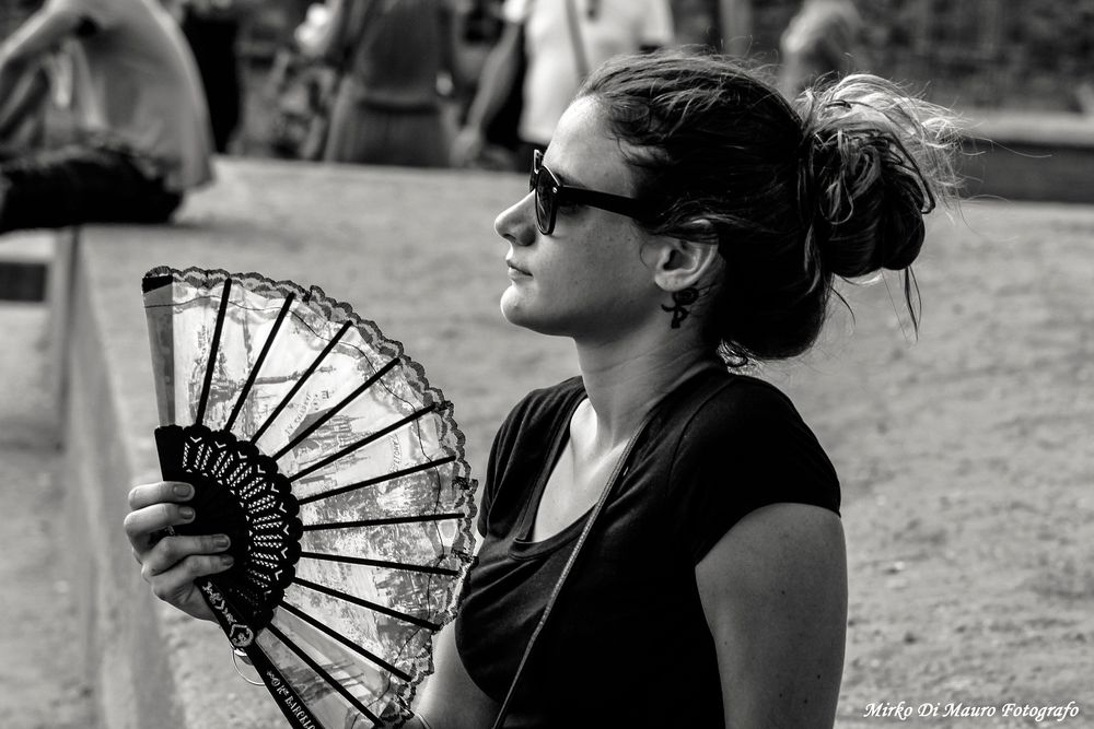 Rilassandosi al colosseo