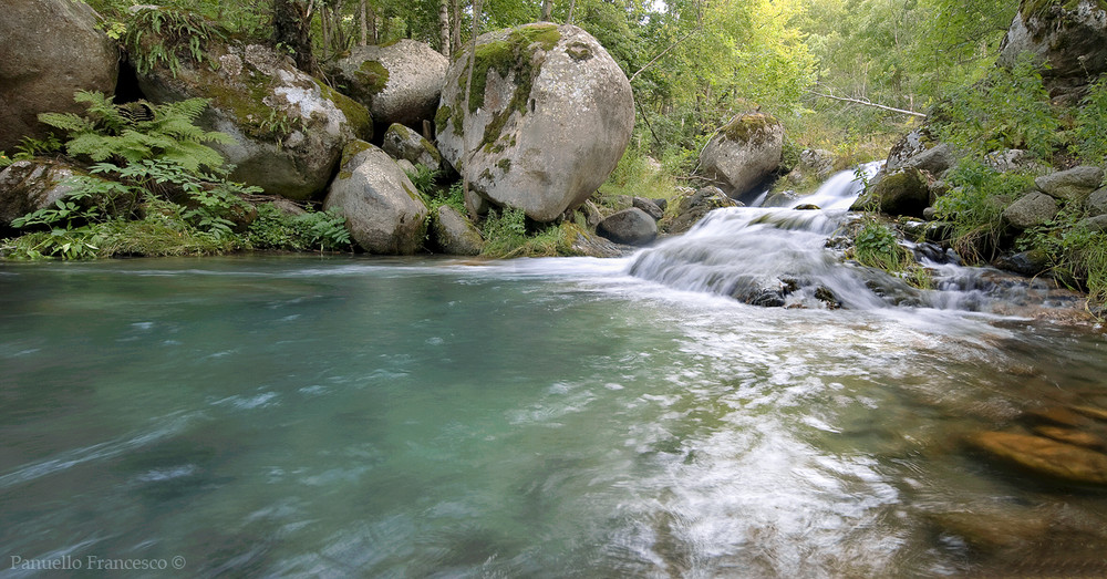 ..rilassante angolo di un rio montano..