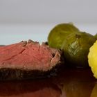 Rinderfilet mt Rosenkohl und Thüringer Klößen