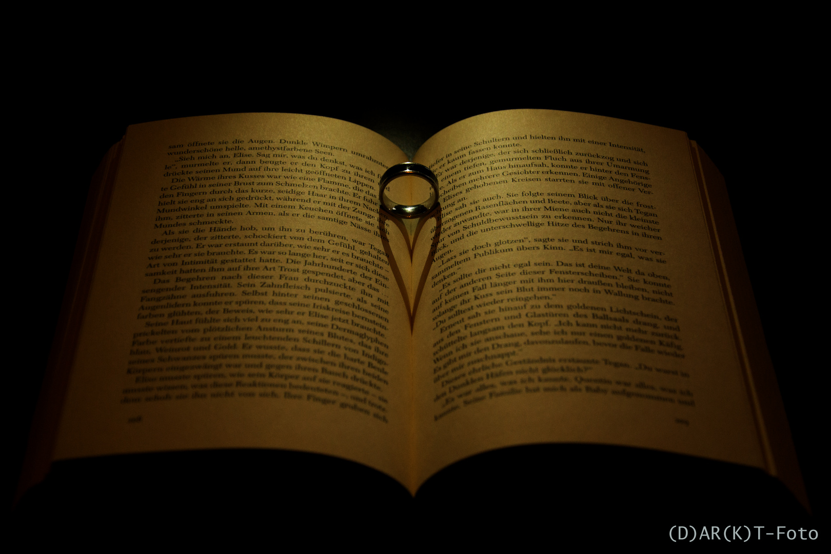 Ring im Buch