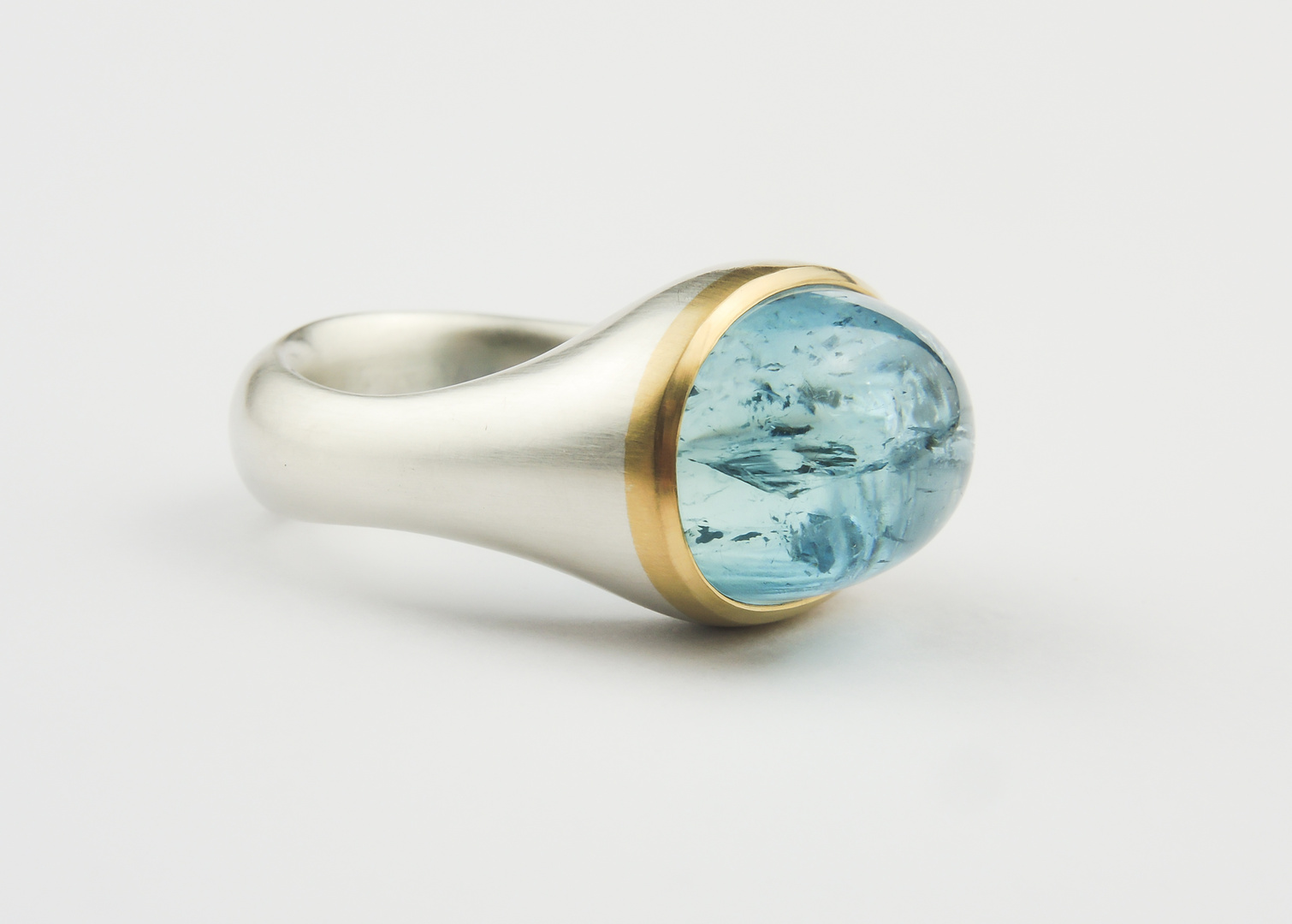 Ring mit Aquamarin