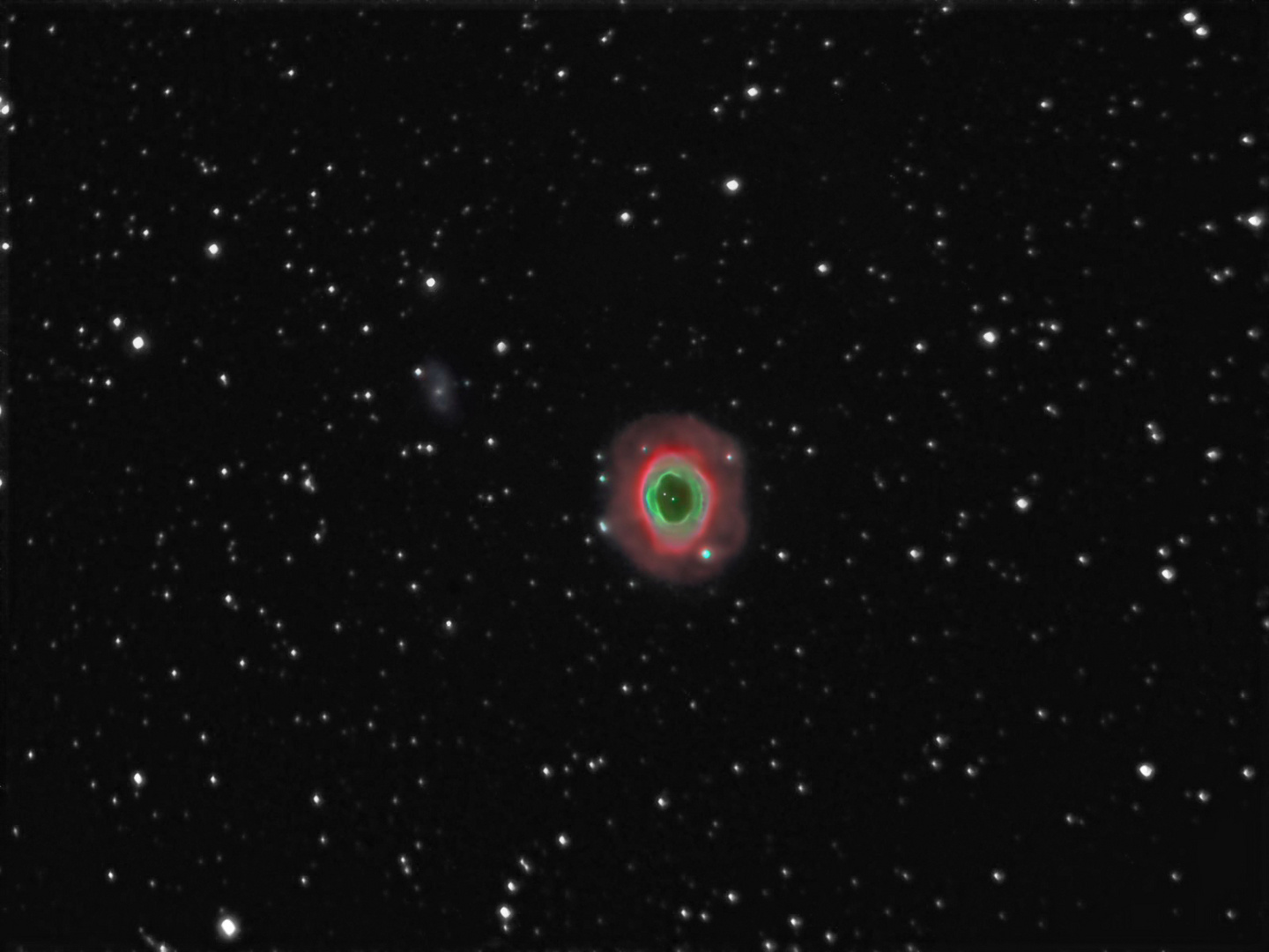 Ring Nebel M 57 mit Halo