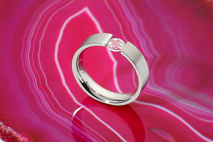 Ring on pink