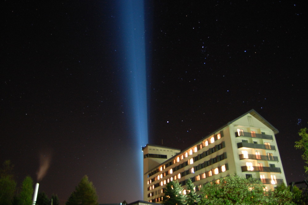 Ringberghotel bei Nacht