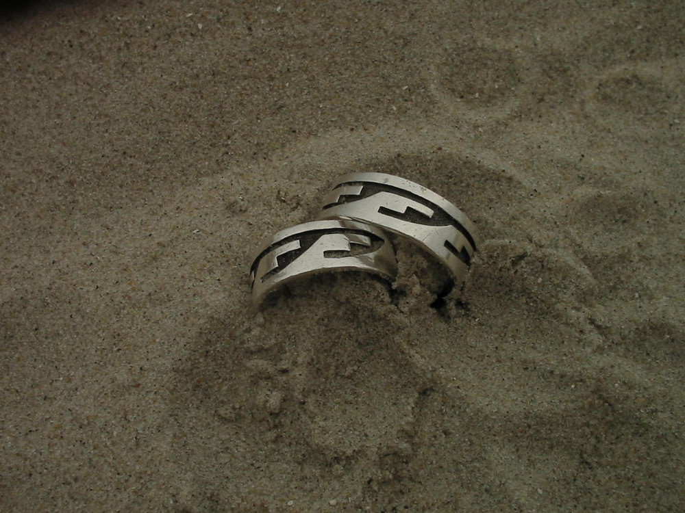 Ringe im Sand