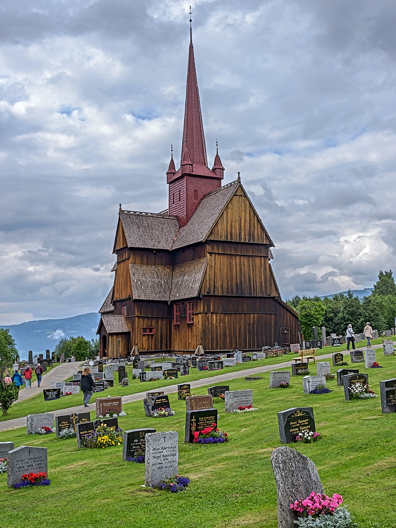 Ringebu Stabkirche Oppland Norwegen  1.