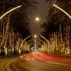 Ringstraße in Wien mit Weihnachtsdekoration