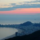 Rio de Janeiro at dusk - Copacabana