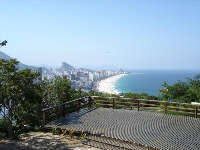 Rio de Janeiro: Ipanema Leblon beach von oben