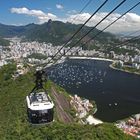 Rio de Janeiro - Stadtteil Urca, vom Zuckerhut aus gesehen