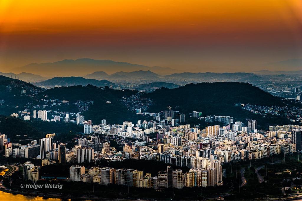 Rio de Janeiro sunset 