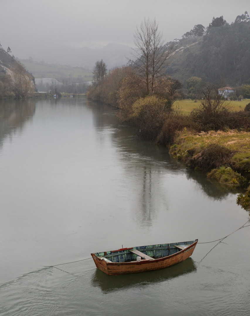 Río Deva a su paso por Bustio