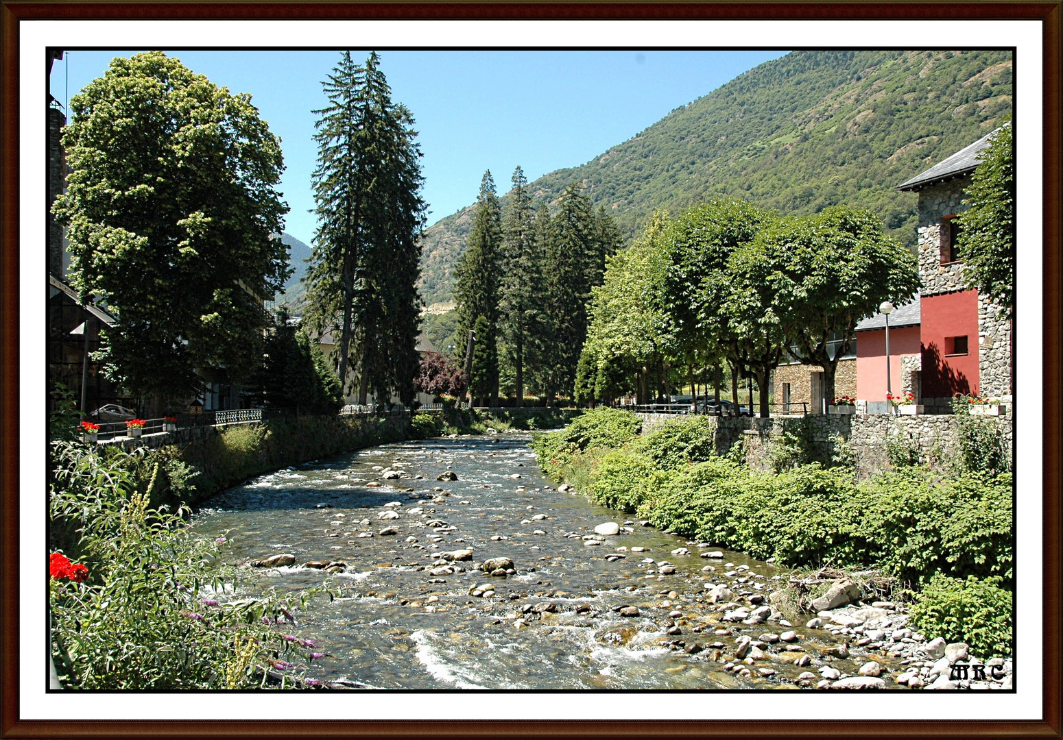 RIO GARONA DESDE LES, LLEIDA