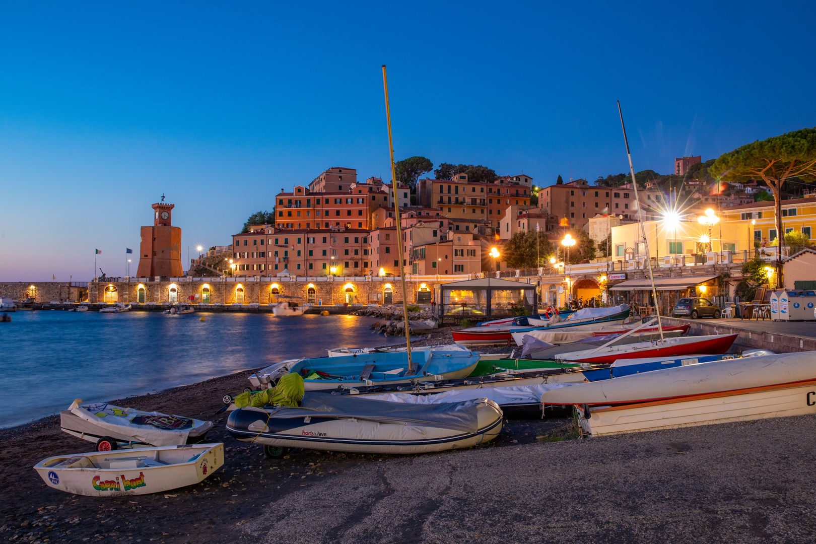 Rio Marina zu blauen Stunde