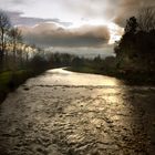 RIO SAJA, A SU PASO POR VILLANUEVA DE LA PEÑA - CANTABRIA