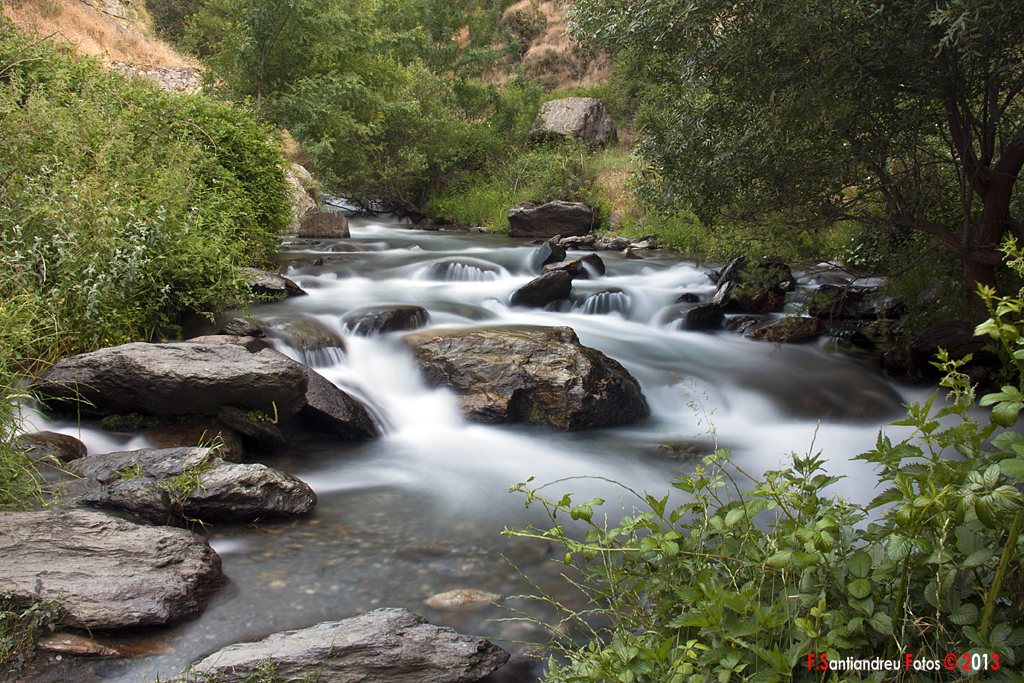 Rio San Juan, con efecto seda.