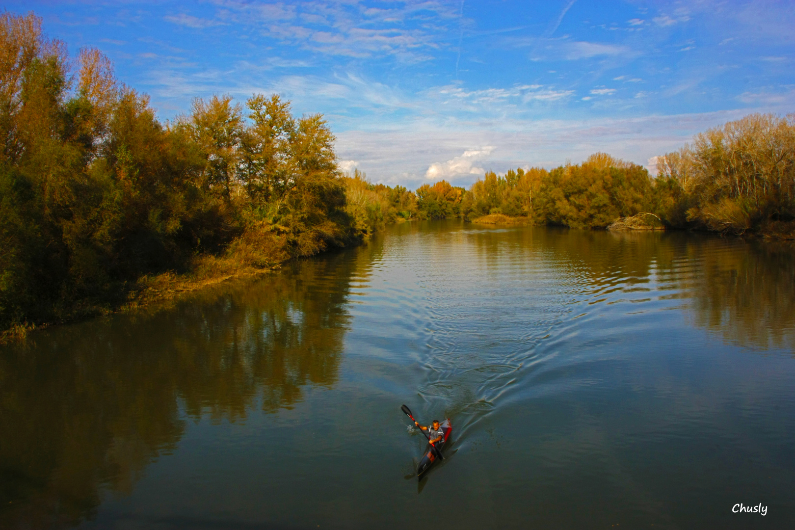 Rio Segre en otoño 9