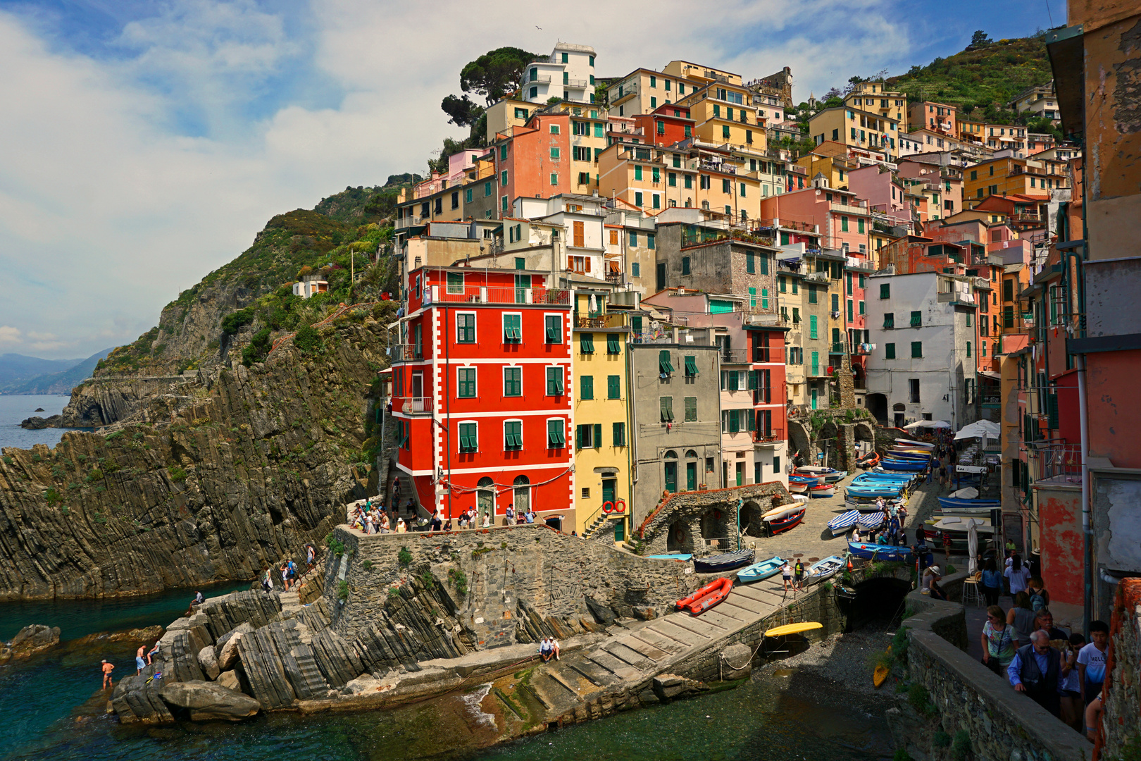 Riomaggiore, Cinque Terre, Italien