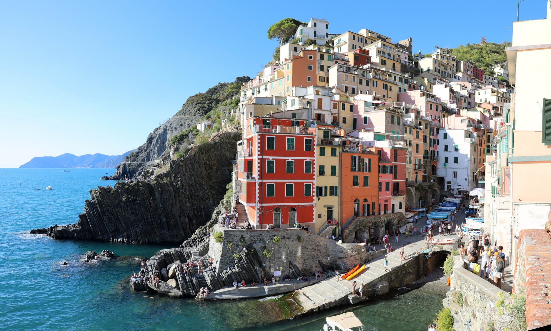 Riomaggiore cinque terre Italien