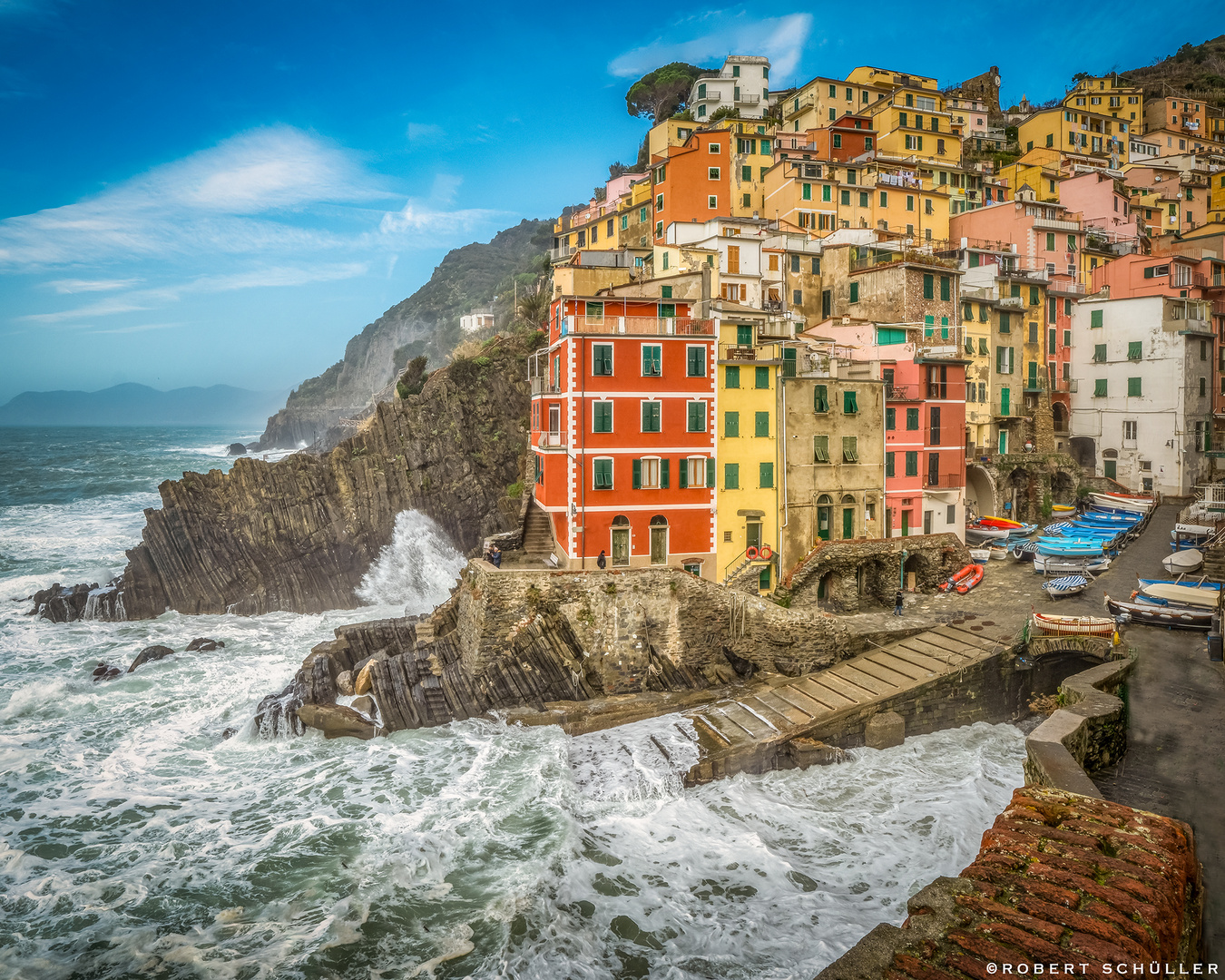 Riomaggiore, einer der berühmten Cinque Terre Orte