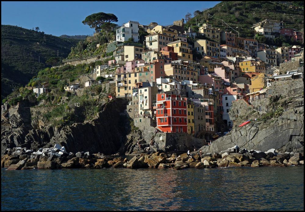 Riomaggiore in den Cinque Terre