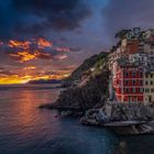 Riomaggiore Sonnenuntergang.