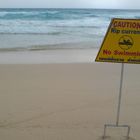 Rip current - no swimming