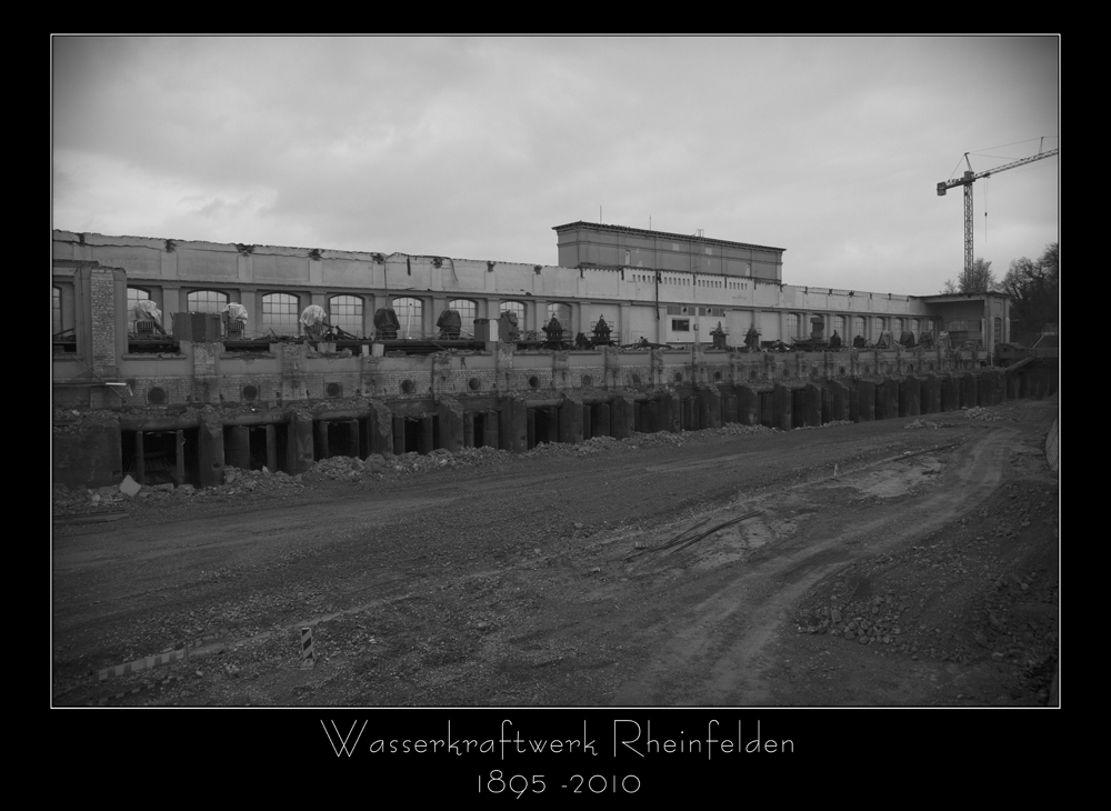 RIP Wasserkraftwerk Rheinfelden