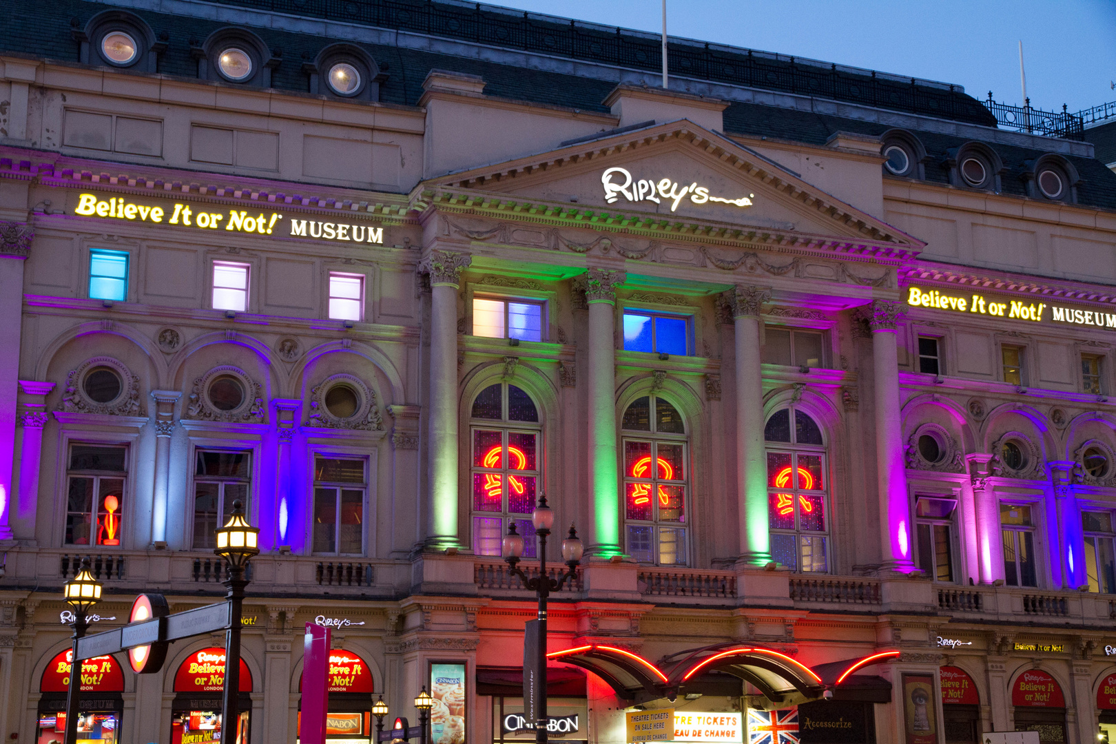 Ripley´s am Piccadilly Circus London