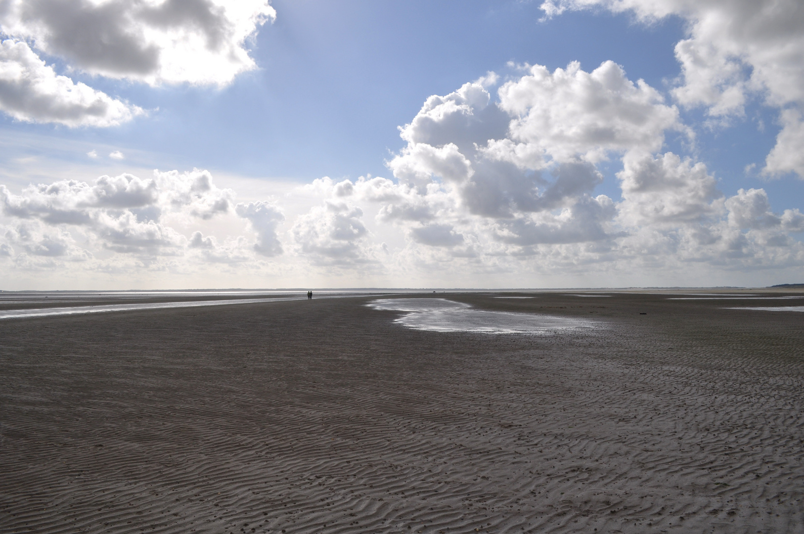 Rippelmarken am Strand bei Goting, Föhr