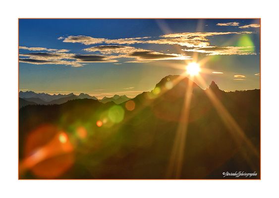 Risserkogel im Abendlicht